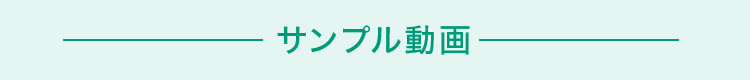 サンプル動画