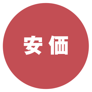 特徴１　安価